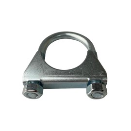 Boltza® 64mm Universal Saddle Style U Bolt Clamp, Exhaust Heavy Duty Clamp with Nuts x1