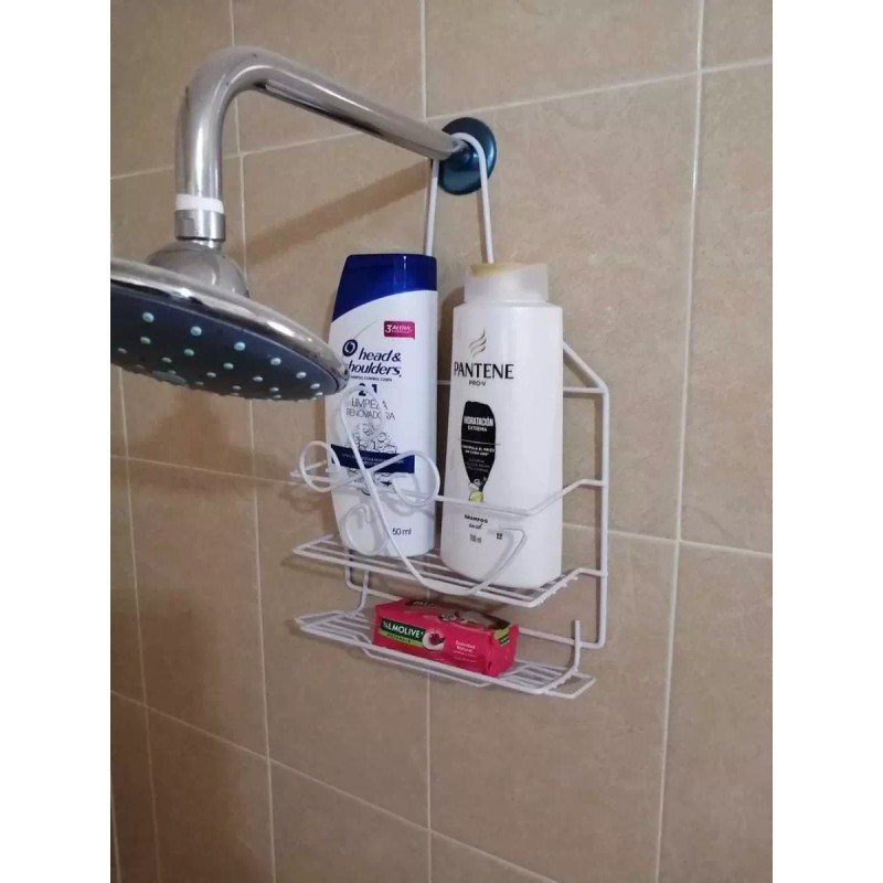 Plásticos genéricos Par De Porta Shampoo, Organizador Para Regadera, Organizador