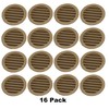 3" Round Green or Tan Plastic Louver Soffit Air Vent