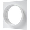 Vent Systems 150mm Ventilation Duct Connector Flange Straight Ventilation Pipe