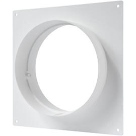 Vent Systems 150mm Ventilation Duct Connector Flange Straight Ventilation Pipe Plastic Duct Connector Plate for Cooling Heating Ventilation System HVAC 15cm