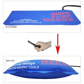 WANYIG Air Inflator, Air Wedge, Jack Up, Car Door Lock, Unlock, Auxiliary Tool, High Strength TPU Product, Supports 668.1 lbs (300 kg), 3-Piece Set, Air Inflator