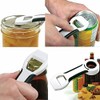 4-in-1 Grip Bottle Opener - Easily Opens Twist Caps, Bottle