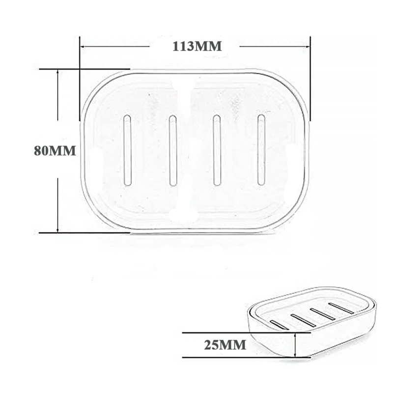 LOORMEI Moisture-Proof and Mold-Proof Soap Dishes Holder - With a
