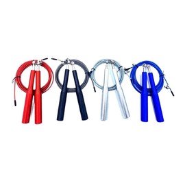 코팅 와이어 줄넘기 길이조절 초고속 크로스핏 성인용 복싱 유산소 실외 줄넘기 Coated Wire Jump Rope Adjustable Length High-Speed CrossFit Adult Boxing Aerobic Outdoor Jump Rope, 혼합색상 × 1개