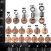 Alwonder 100PCS Micro Swivels for Fly Fishing, Small Rolling Barrel