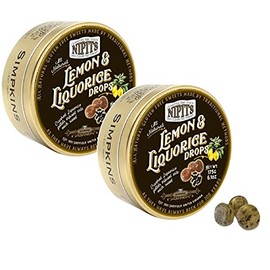 Simpkins Nipits Cherry & Liquorice Drops 2 x 175g Tin