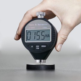 Tekcoplus Digital Hardness Tester, A Type, Rubber, Tire, Plastic Measuring Tool, Japanese Instruction Manual Included