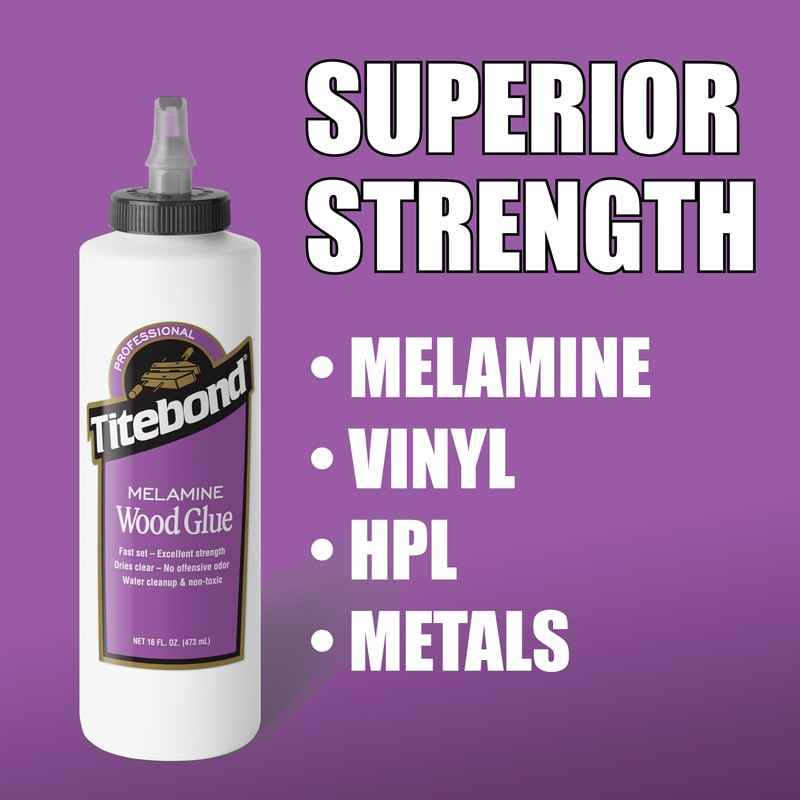 4016 Titebond Glue, Melamine, 1 Gal, White