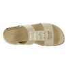 Easy Spirit Women's Hazel Wedge Sandal, Gold 710, 8.5 Wide