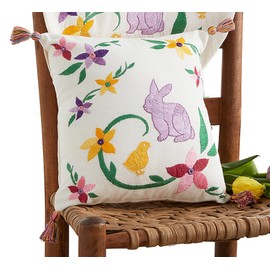 Taraluna - Fair Trade, Organic, Green & Ethical Gifts Embroidered Easter Pillow
