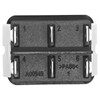 HY12-9-3 On/Off/On Rocker Switch, 6 Pins 125/250V 20A Pushbutton Switch,