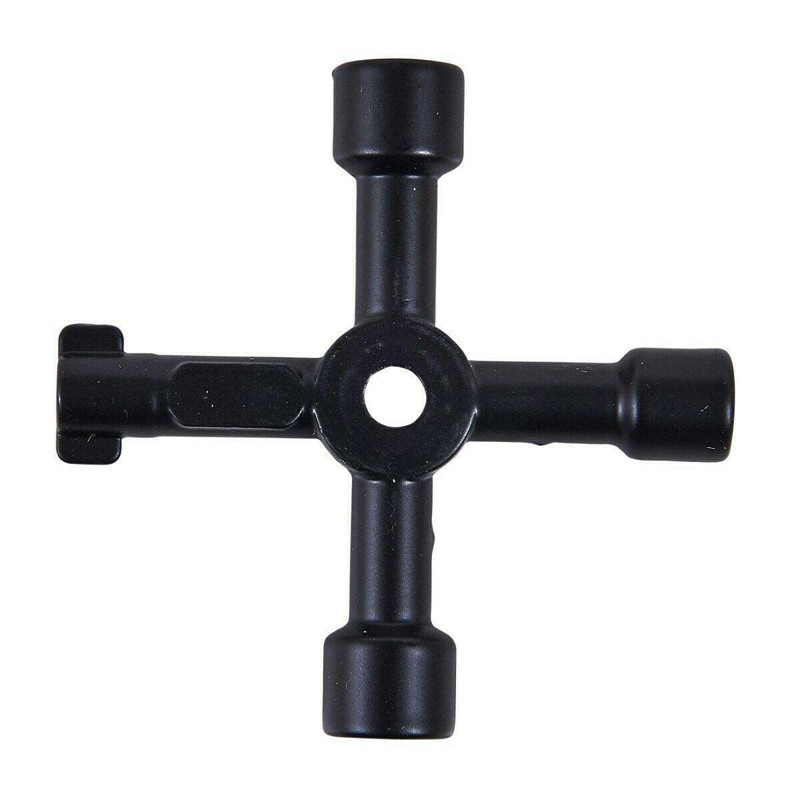 ebuyerfix 4 Way Plumbing Key Meter Box Key Gas Key