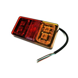 LED rear light with position light, brake light, indicator for trailers, tractors, caravans, trailers, trucks, cars, tractors etc