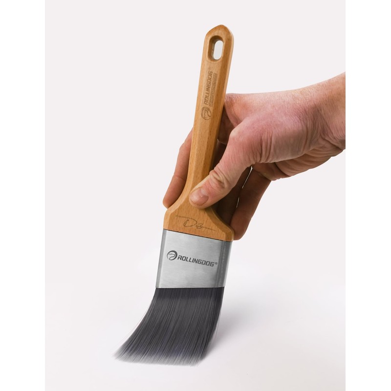 ROLLINGDOG Cutting in Brush -Edging Paint Brush,Angled Paint Brushes for