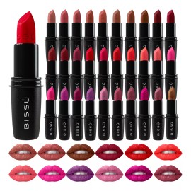 Bissú Kit Pack 30 Labiales Bissu Humectantes Completos Set