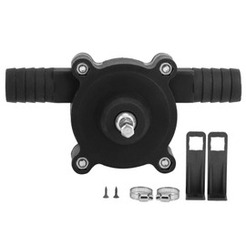 Small, SelfPriming Water Transfer Pump Hand Crank Electric Drill Pumps with Metal Connectors for Aquariums Fish Maker Pump Pond 7.8oz