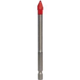 Diablo Hard Tile & Stone Carbide Tipped Drill Bit - Ideal for Hammer and Rotary Drills - 1/2" Diameter, Hex Shank, 3-1/2" Length - DMANSP1060
