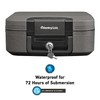 SentrySafe Dark Gray Fireproof and Waterproof Safe with Key Lock,