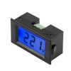 Blue LCD Panel Mount Meter Digital Voltmeter Display with case