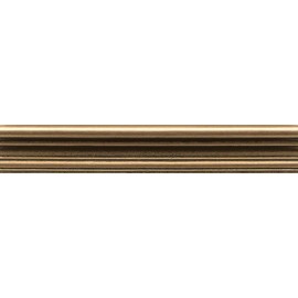 Metal Resin Bedrosians Decorative Wall Chair Rail 2x12 Inch Tile for Wall and Kitchen Backsplash Tiles (1 Piece, Bronze)