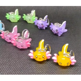 Unbranded Random Pastel Axolotl Dangle Earrings