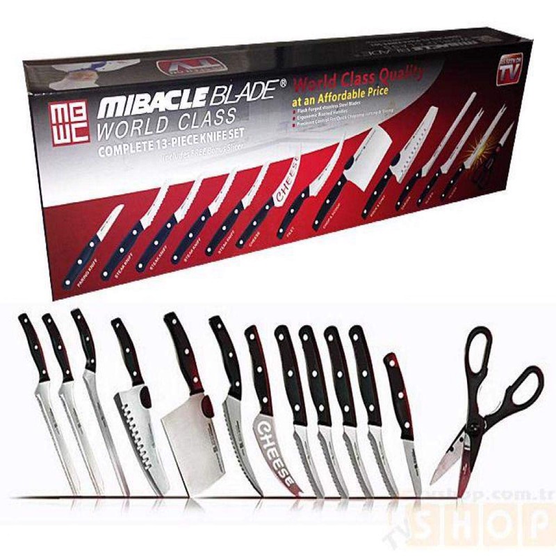 Miracle Blade World Class Professional Series 13 Piece Chef's Knife