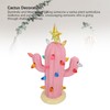 Cactus Figurine Resin Home Decor Plant Cactus Christmas Tree with