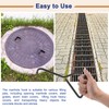 HARFINGTON 2pcs 31.5" Manhole Hook Versatile Manhole Cover Lifter Heavy