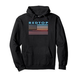 Vintage Sunset American Flag Redtop, Minnesota Pullover Hoodie