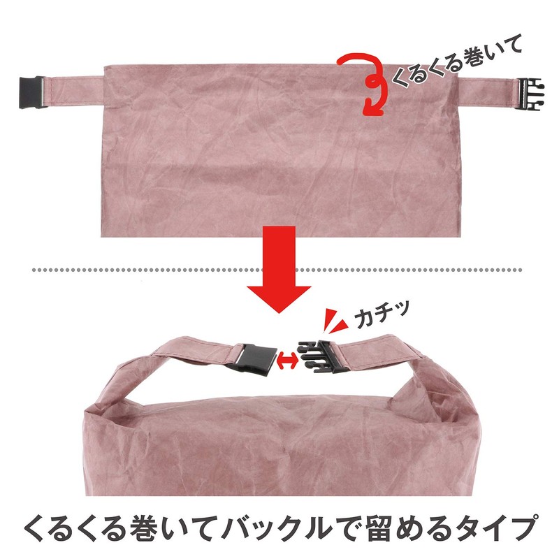 Bestco ND-876 Lunch Bag, Pink, Buckle, Thermal Bag, Cold Insulation,