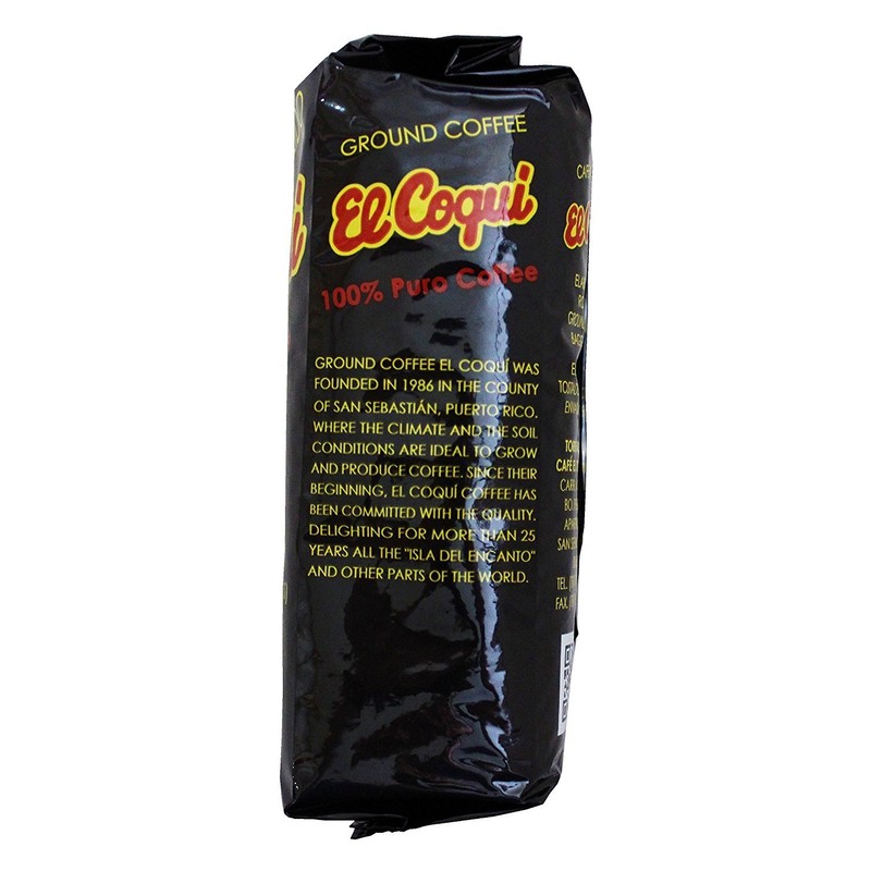 Puerto Rico Cafe El Coqui Ground Coffee Bag 14 Ounce