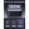 UGREEN Nexode X5 100W Cargador 5 Puertos 4 USB C