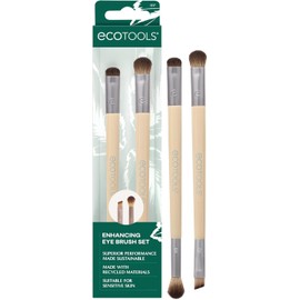 EcoTools Eye Enhancing Duo, Set de 2 Brochas para sombras de ojos
