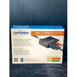 Manhattan New Manhattan 177351 VGA to HDMI Converter - Factory Sealed