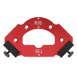 Radius Jig Router Template, R35 T35 Corner Radius Router Templates Quick Jig, Router Table Corner Radius Jig Wooden Board Arc Cutting Auxiliary Tool for Woodworking DIY