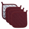joyhalo 4 Pack Pot Holders for Kitchen Heat Resistant Pot
