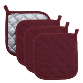 joyhalo 4 Pack Pot Holders for Kitchen Heat Resistant Pot Holders Sets Oven Hot Pads Terry Cloth Pot Holders for Cooking Baking