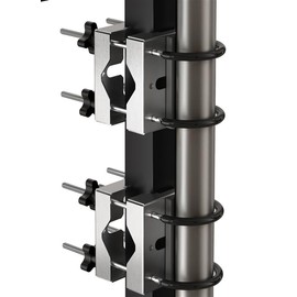 4happy SunnyEasy Parasol Holder Balcony Railing Set of 2 Flexible Stainless Steel Parasol Holder Balcony Umbrella Holder Balcony Railing Replaces Parasol Stand Balcony