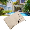 Beige garden courtyard swimming pool waterproof cover open air swimming