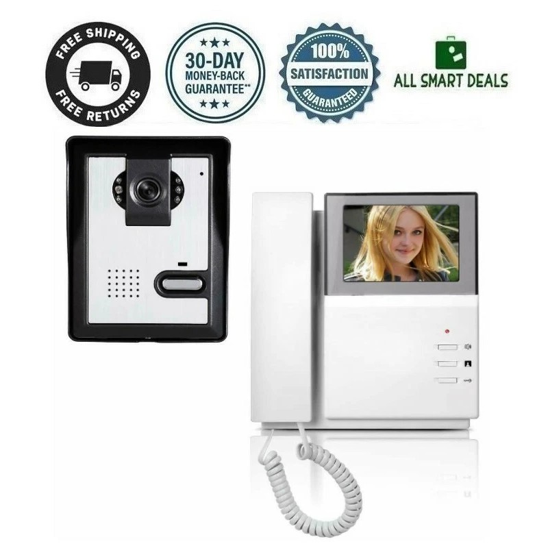 AmoTech Timbres Con Camara Para La Puerta Entrada De La