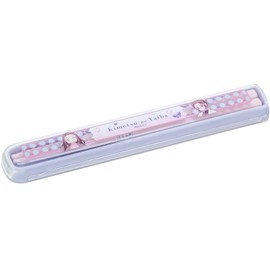 Devil Blade Pull Lid Chopsticks Case Set, Girls Pattern