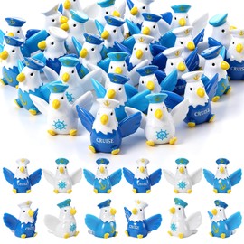 30 Pcs Sailor Cruise Resin Bald Eagle, Mini Bald Eagle Figurines