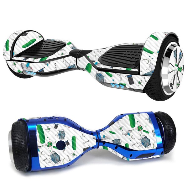 MightySkins Carbon Fiber Skin for Ultra Hoverboard - Science Cartoon