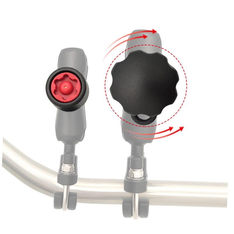 KICHOUSE Practical Phone Holder Knob Security Theft Pin-Lock Fit for