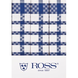 Ross - Cotton - 3 x Tea Towels in a Set (Blue)