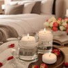 24 Pack 2 inch White Floating Candles Unscented Floating Candle