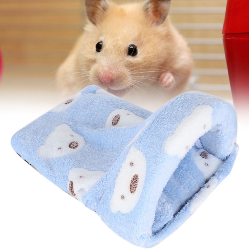 Mini Pet Winter Sleeping Bed Cage Removeable Hamster GuineaPigs Warm