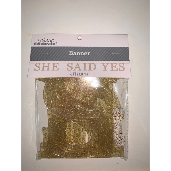 “SHE Said YES” Banner