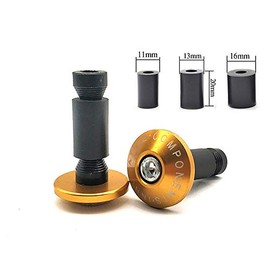 200 250 390 690 990 Duke RC SMC/SMCR Enduro R Handbar End for 22mm Motorcycle Handlebar Grip End Bar End Caps (Golden Yellow)